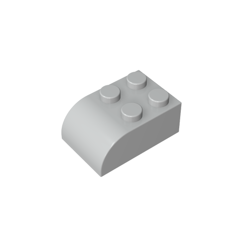 Gobricks,Brick Curved 2 x 3 with Curved Top,6215