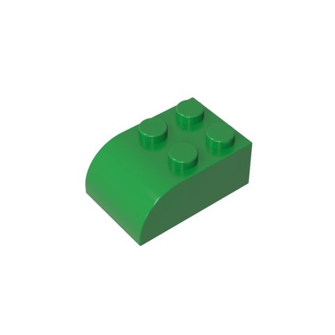Gobricks,Brick Curved 2 x 3 with Curved Top,6215