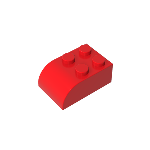 Gobricks,Brick Curved 2 x 3 with Curved Top,6215