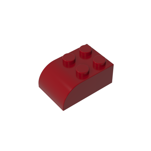 Gobricks,Brick Curved 2 x 3 with Curved Top,6215