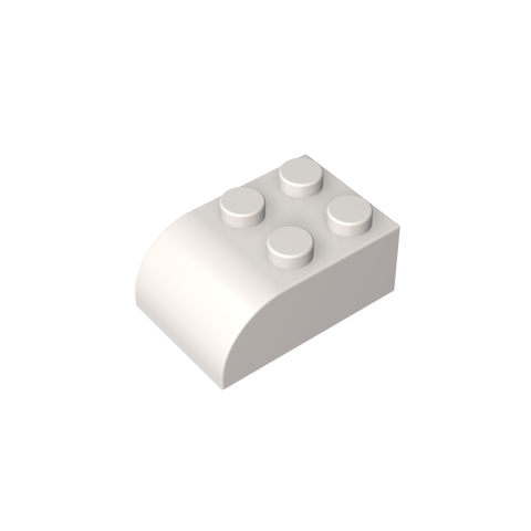 Gobricks,Brick Curved 2 x 3 with Curved Top,6215