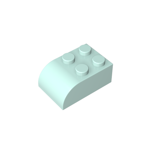 Gobricks,Brick Curved 2 x 3 with Curved Top,6215