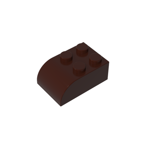 Gobricks,Brick Curved 2 x 3 with Curved Top,6215