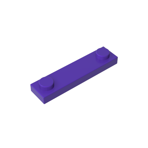 Gobricks,Plate Special 1 x 4 with 2 Studs,92593