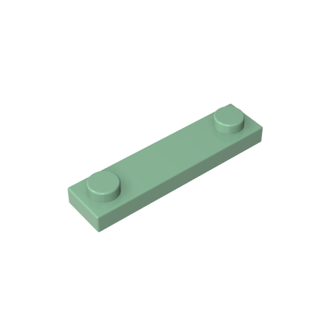 Gobricks,Plate Special 1 x 4 with 2 Studs,92593