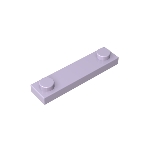 Gobricks,Plate Special 1 x 4 with 2 Studs,92593