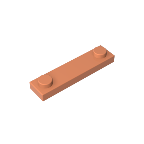 Gobricks,Plate Special 1 x 4 with 2 Studs,92593
