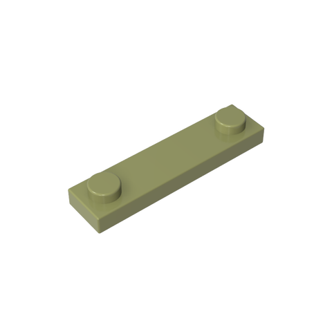 Gobricks,Plate Special 1 x 4 with 2 Studs,92593