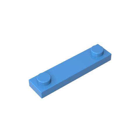 Gobricks,Plate Special 1 x 4 with 2 Studs,92593