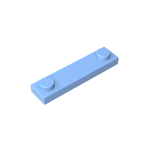 Gobricks,Plate Special 1 x 4 with 2 Studs,92593