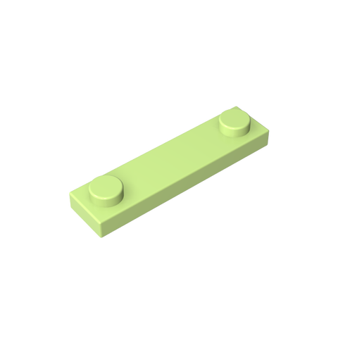Gobricks,Plate Special 1 x 4 with 2 Studs,92593