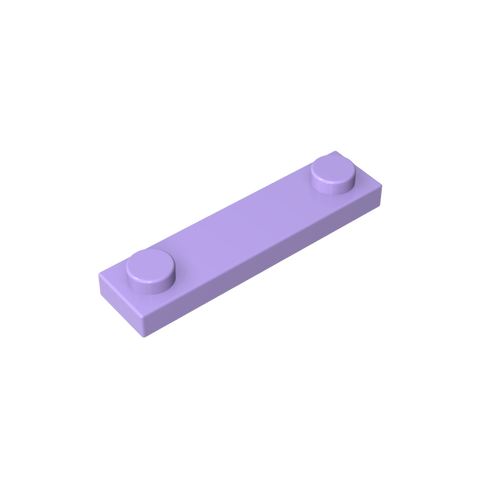 Gobricks,Plate Special 1 x 4 with 2 Studs,92593