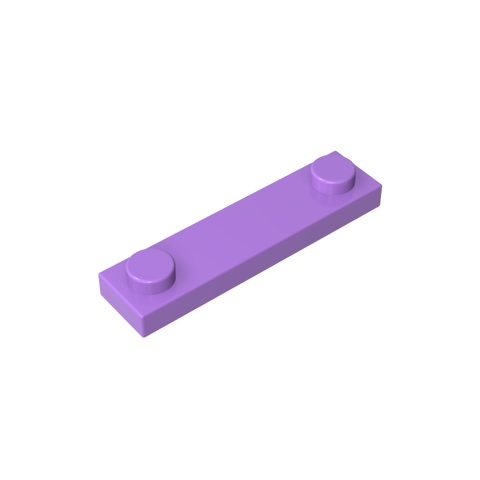 Gobricks,Plate Special 1 x 4 with 2 Studs,92593