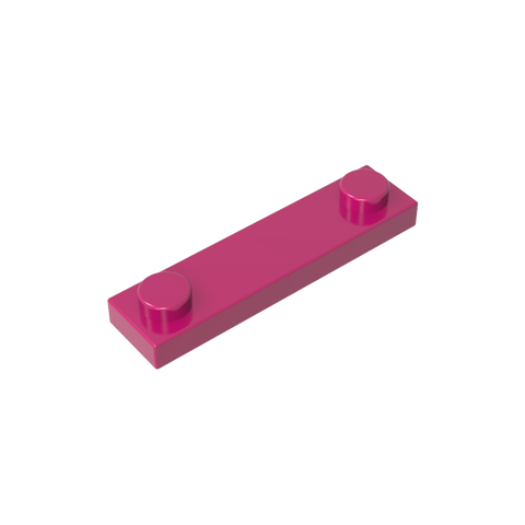Gobricks,Plate Special 1 x 4 with 2 Studs,92593