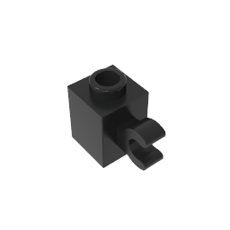 Brick Special 1 x 1 with Clip Horizontal,60476