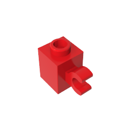 Brick Special 1 x 1 with Clip Horizontal,60476