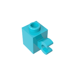 Brick Special 1 x 1 with Clip Horizontal,60476