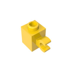 Brick Special 1 x 1 with Clip Horizontal,60476