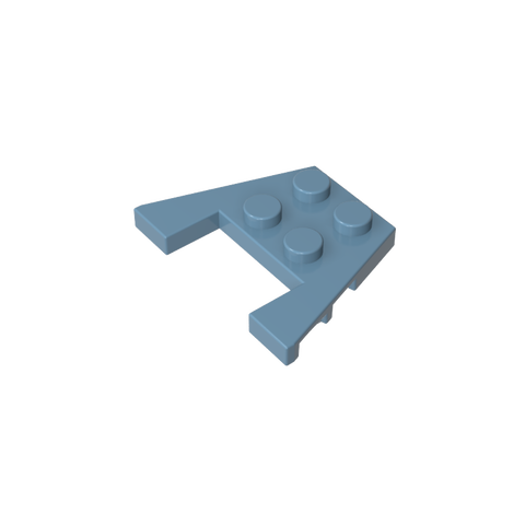 Gobricks,Wedge Plate 3 x 4 with Stud Notches,48183,90194,28842,4859
