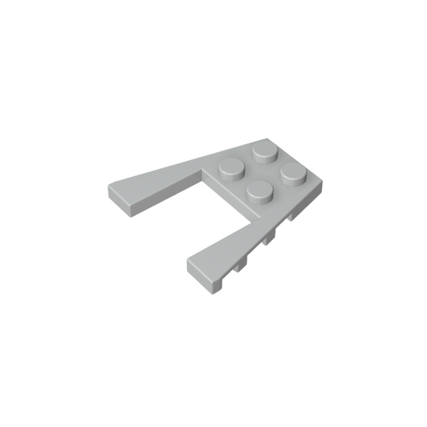 Gobricks,Wedge Plate 4 x 4 with 2 x 2 Cutout,43719,41822