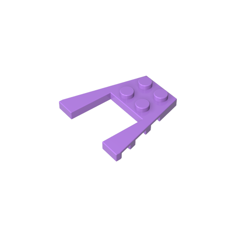 Gobricks,Wedge Plate 4 x 4 with 2 x 2 Cutout,43719,41822