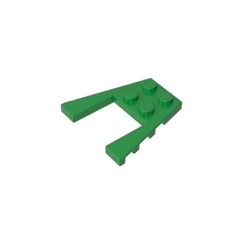 Gobricks,Wedge Plate 4 x 4 with 2 x 2 Cutout,43719,41822