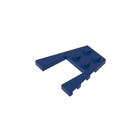 Gobricks,Wedge Plate 4 x 4 with 2 x 2 Cutout,43719,41822
