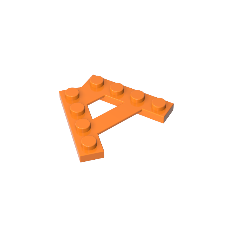 Gobricks,Plate Special 4 Stud 45° Angle Plate,15706