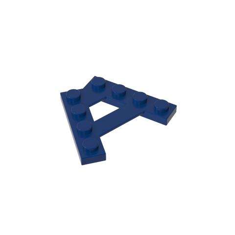 Gobricks,Plate Special 4 Stud 45° Angle Plate,15706