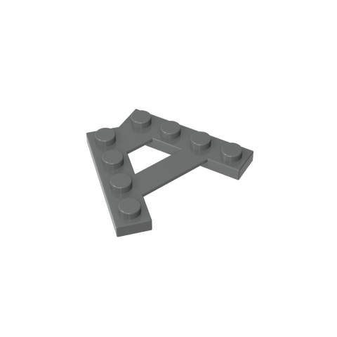 Gobricks,Plate Special 4 Stud 45° Angle Plate,15706