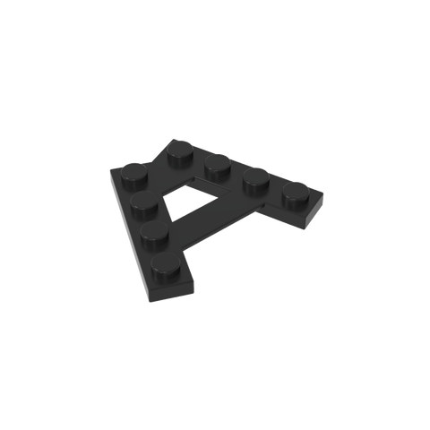 Gobricks,Plate Special 4 Stud 45° Angle Plate,15706