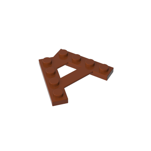 Gobricks,Plate Special 4 Stud 45° Angle Plate,15706