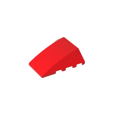 Gobricks,Wedge Curved 4 x 4 No Top Studs,47753