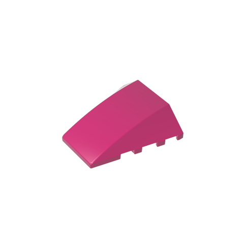Gobricks,Wedge Curved 4 x 4 No Top Studs,47753