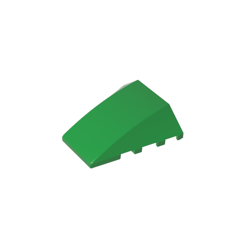 Gobricks,Wedge Curved 4 x 4 No Top Studs,47753