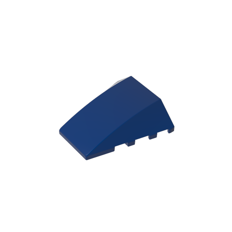 Gobricks,Wedge Curved 4 x 4 No Top Studs,47753