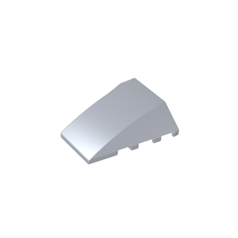 Gobricks,Wedge Curved 4 x 4 No Top Studs,47753
