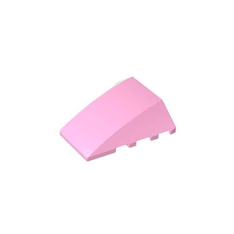 Gobricks,Wedge Curved 4 x 4 No Top Studs,47753
