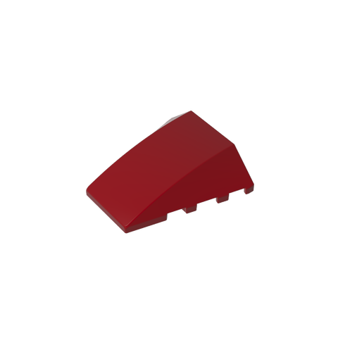 Gobricks,Wedge Curved 4 x 4 No Top Studs,47753