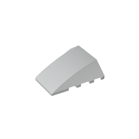 Gobricks,Wedge Curved 4 x 4 No Top Studs,47753