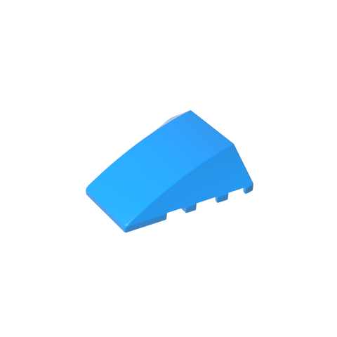 Gobricks,Wedge Curved 4 x 4 No Top Studs,47753
