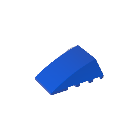 Gobricks,Wedge Curved 4 x 4 No Top Studs,47753