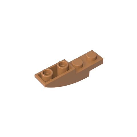 Gobricks,Slope Curved 4 x 1 Inverted,13547