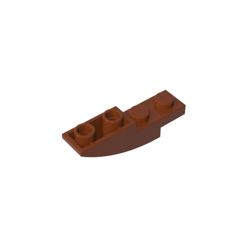 Gobricks,Slope Curved 4 x 1 Inverted,13547