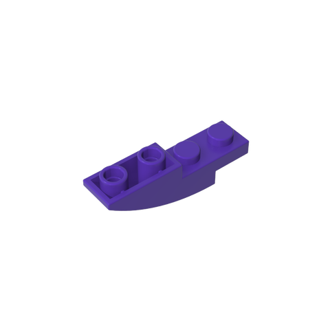 Gobricks,Slope Curved 4 x 1 Inverted,13547