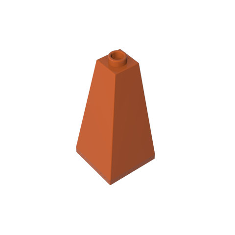 Gobricks,Slope 75° 2 x 2 x 3 Double Convex,3685