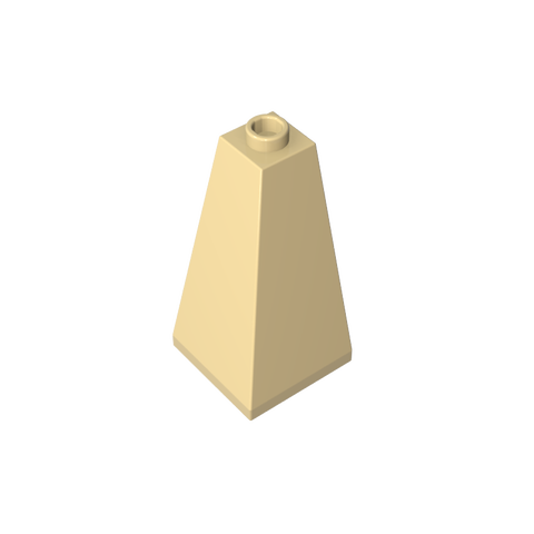 Gobricks,Slope 75° 2 x 2 x 3 Double Convex,3685