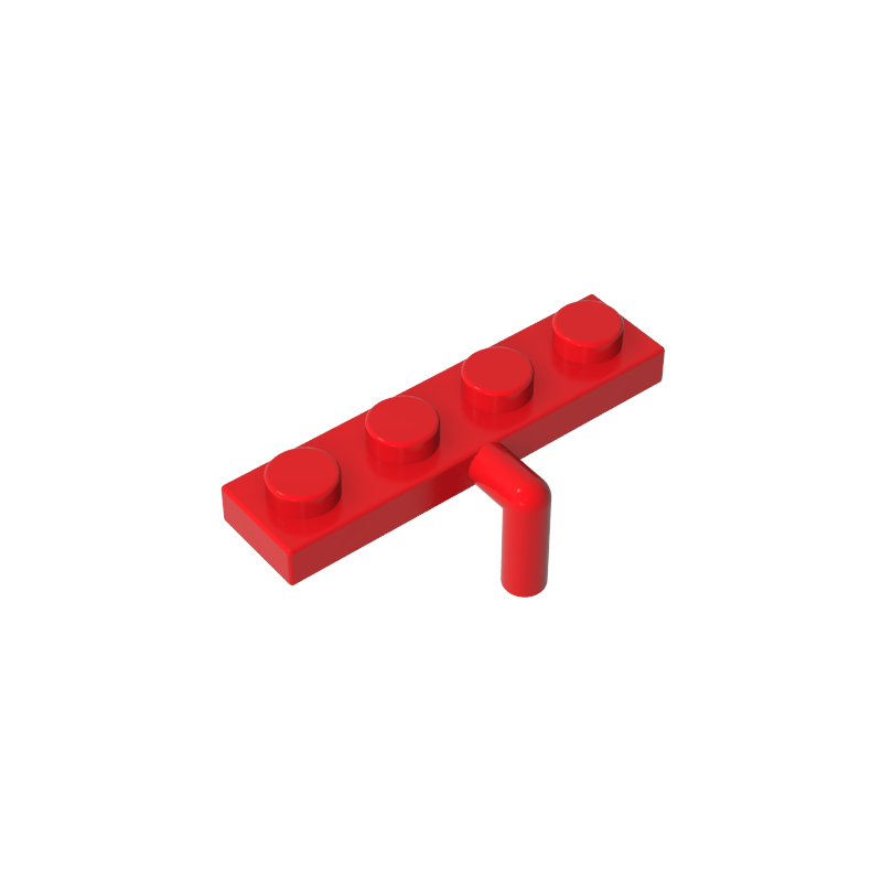 Gobricks,Plate Special 1 x 4 with Arm Down,30043,29169