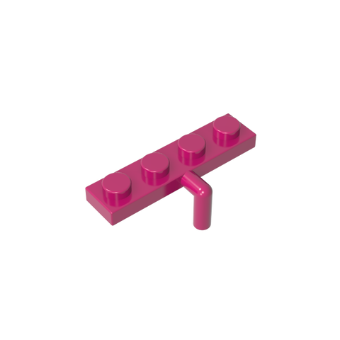 Gobricks,Plate Special 1 x 4 with Arm Down,30043,29169