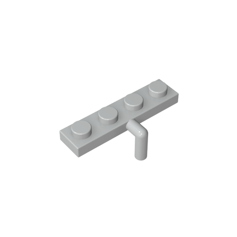 Gobricks,Plate Special 1 x 4 with Arm Down,30043,29169